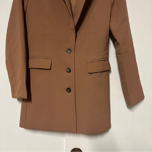 Tiger Mist Avanti Blazer Jacket Camel Brown Size XS - Picture 5 of 9